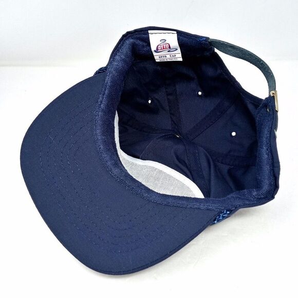 Vintage Western Atlas Large Rope Adjustable Leather Strapback Trucker Hat Cap - Picture 6 of 8